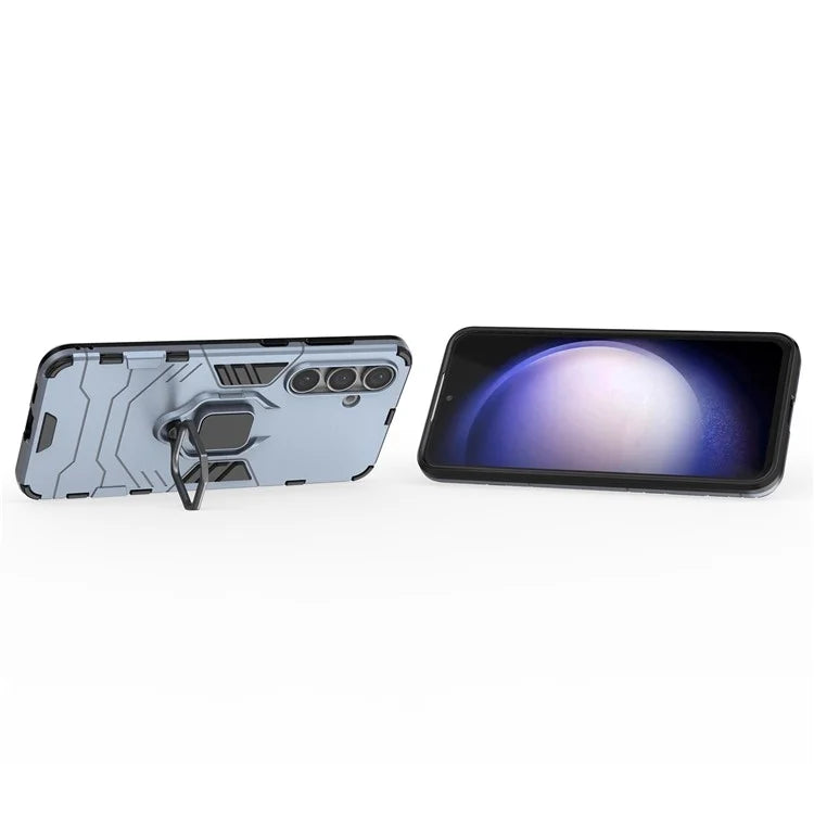 For Samsung Galaxy S24 FE Case PC+TPU Kickstand Cell Phone Back Cover