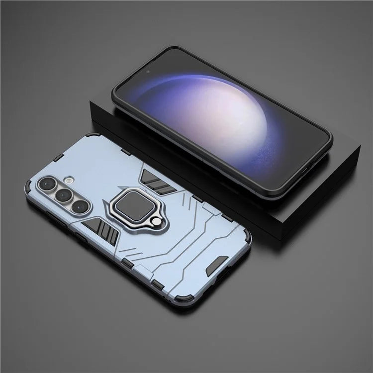 For Samsung Galaxy S24 FE Case PC+TPU Kickstand Cell Phone Back Cover