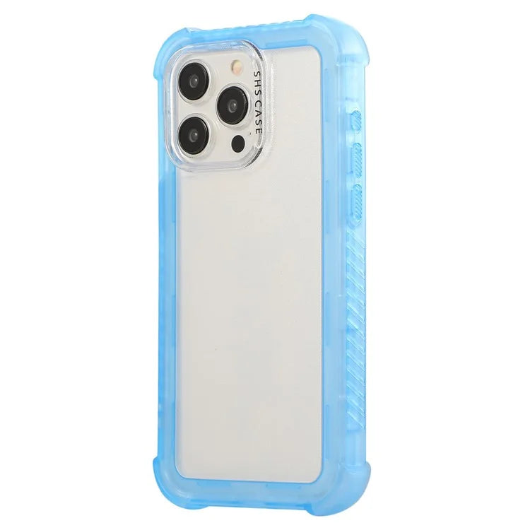 For iPhone 15 Pro Max Case TPU+PC Anti-Drop Matte Phone Cover