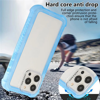 For iPhone 15 Pro Max Case TPU+PC Anti-Drop Matte Phone Cover