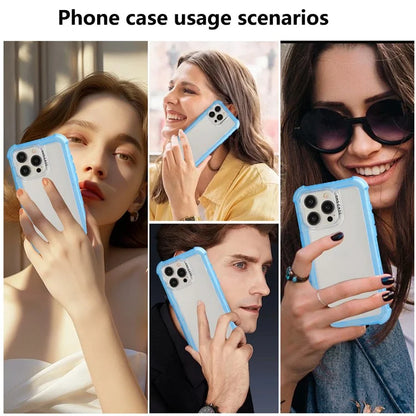 For iPhone 15 Pro Max Case TPU+PC Anti-Drop Matte Phone Cover