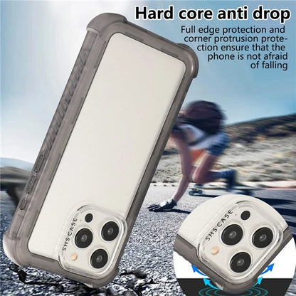 For iPhone 15 Pro Max Case TPU+PC Anti-Drop Matte Phone Cover
