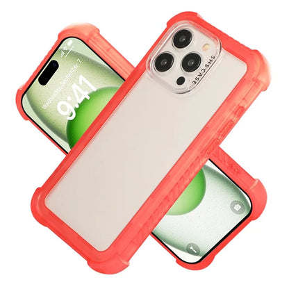 For iPhone 15 Pro Max Case TPU+PC Anti-Drop Matte Phone Cover