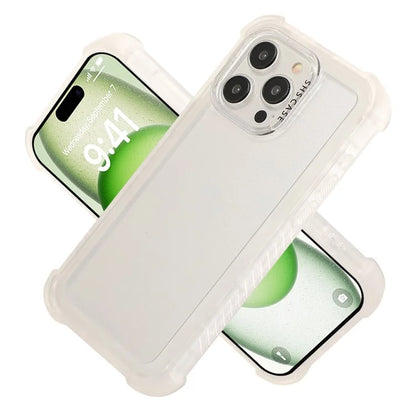 For iPhone 15 Pro Max Case TPU+PC Anti-Drop Matte Phone Cover