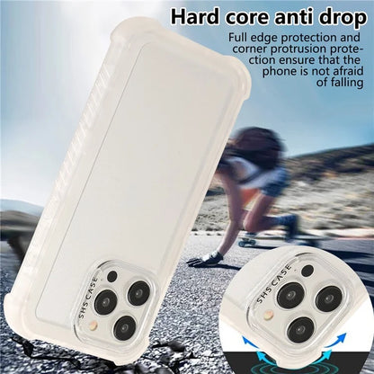 For iPhone 15 Pro Max Case TPU+PC Anti-Drop Matte Phone Cover
