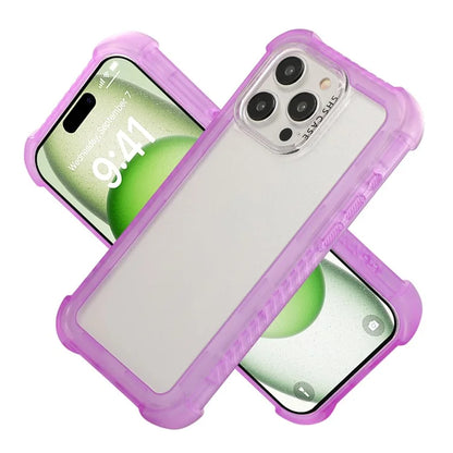 For iPhone 15 Pro Case Non-Slip Side Edge TPU+PC Matte Phone Cover