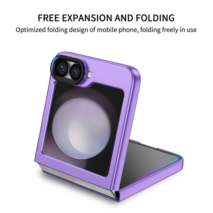 For Samsung Galaxy Z Flip6 5G Case Kickstand Anti-Scratch Hard PC Phone Cover
