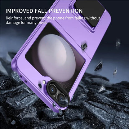 For Samsung Galaxy Z Flip6 5G Case Kickstand Anti-Scratch Hard PC Phone Cover
