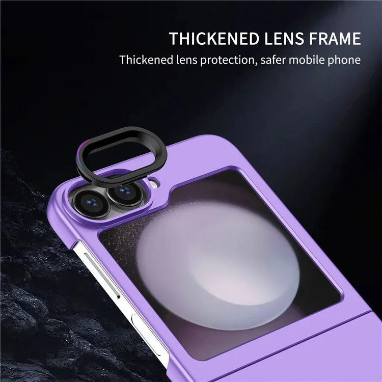 For Samsung Galaxy Z Flip6 5G Case Kickstand Anti-Scratch Hard PC Phone Cover