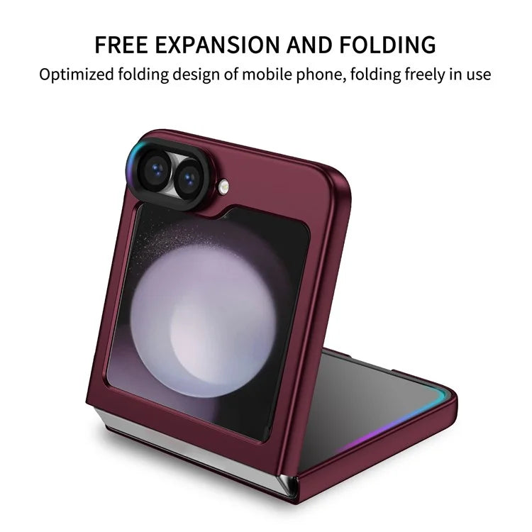 For Samsung Galaxy Z Flip6 5G Case Kickstand Anti-Scratch Hard PC Phone Cover