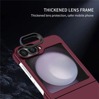 For Samsung Galaxy Z Flip6 5G Case Kickstand Anti-Scratch Hard PC Phone Cover