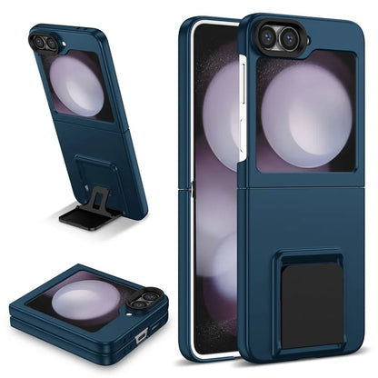 For Samsung Galaxy Z Flip6 5G Case Kickstand Anti-Scratch Hard PC Phone Cover