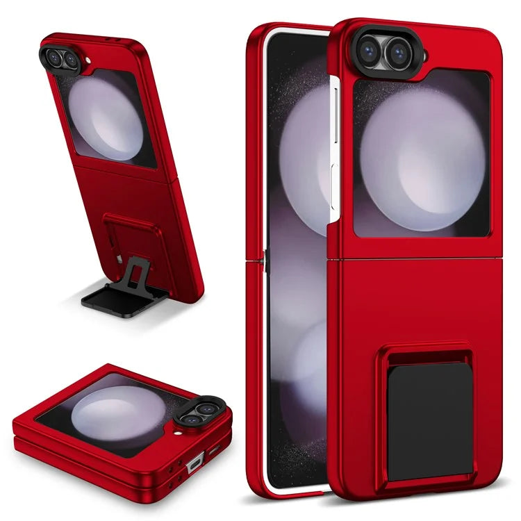 For Samsung Galaxy Z Flip6 5G Case Kickstand Anti-Scratch Hard PC Phone Cover