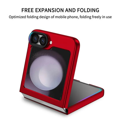 For Samsung Galaxy Z Flip6 5G Case Kickstand Anti-Scratch Hard PC Phone Cover