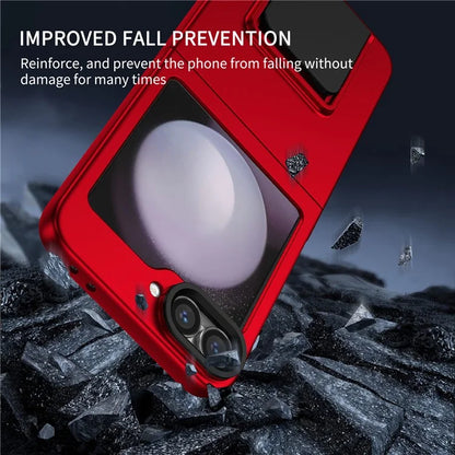 For Samsung Galaxy Z Flip6 5G Case Kickstand Anti-Scratch Hard PC Phone Cover