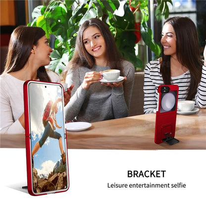 For Samsung Galaxy Z Flip6 5G Case Kickstand Anti-Scratch Hard PC Phone Cover