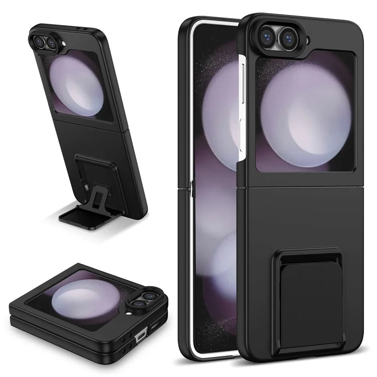 For Samsung Galaxy Z Flip6 5G Case Kickstand Anti-Scratch Hard PC Phone Cover