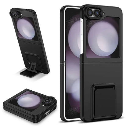 For Samsung Galaxy Z Flip6 5G Case Kickstand Anti-Scratch Hard PC Phone Cover