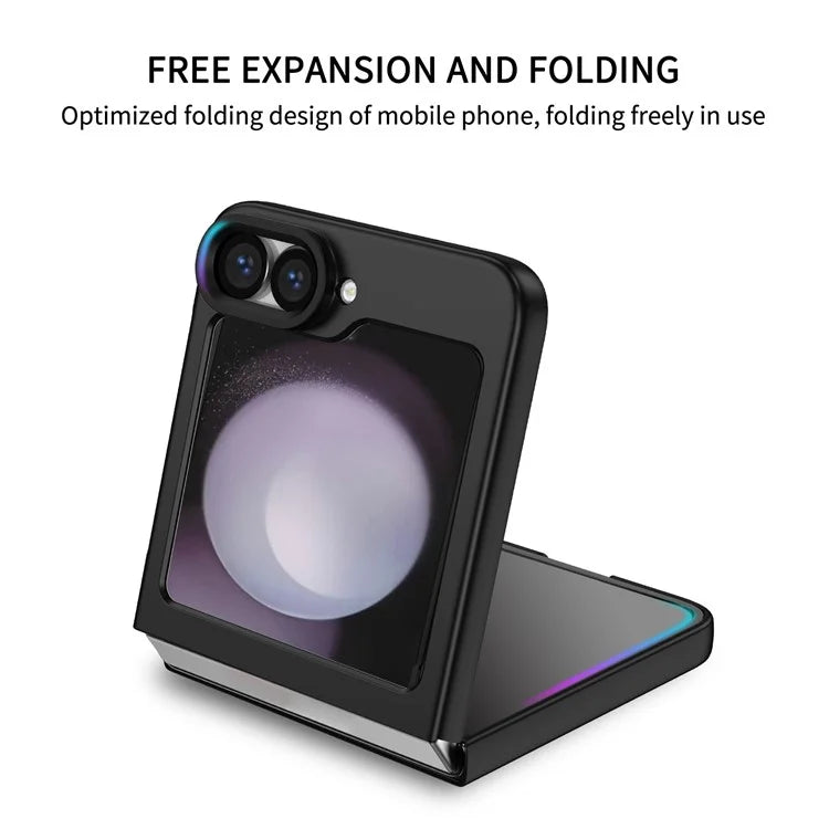 For Samsung Galaxy Z Flip6 5G Case Kickstand Anti-Scratch Hard PC Phone Cover