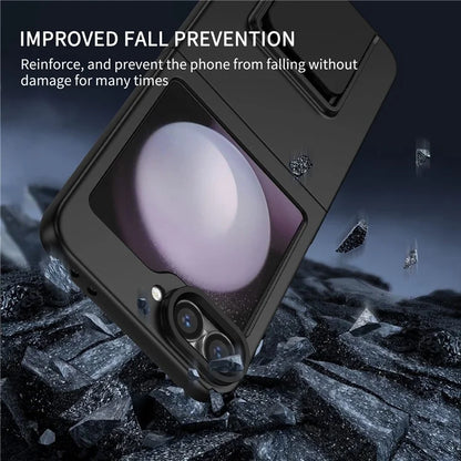 For Samsung Galaxy Z Flip6 5G Case Kickstand Anti-Scratch Hard PC Phone Cover