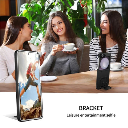 For Samsung Galaxy Z Flip6 5G Case Kickstand Anti-Scratch Hard PC Phone Cover