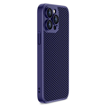 X-LEVEL For iPhone 15 Pro Max Case Hard PC Phone Cover Breathable Cooling Stereo Mesh