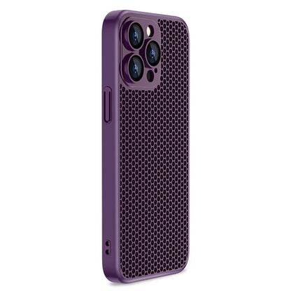 X-LEVEL For iPhone 15 Pro Max Case Hard PC Phone Cover Breathable Cooling Stereo Mesh