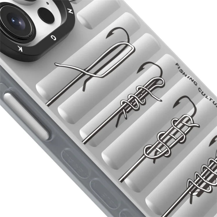 YOUNGKIT Fishing Series For iPhone 15 Pro Max Magnetic Case Shockproof IMD PC+TPU Phone Cover