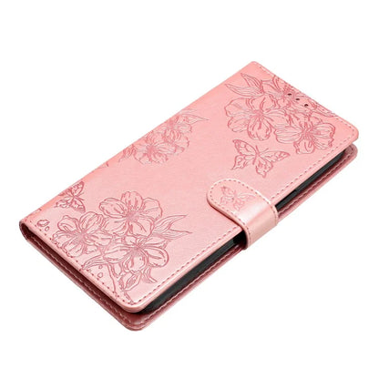 For Google Pixel 9 Case Butterfly Flower Pattern PU Leather Wallet Stand Phone Cover
