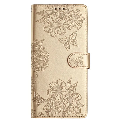 For Xiaomi Redmi Note 13 5G Case Butterfly Flower Drop-Proof PU Leather Wallet Phone Cover