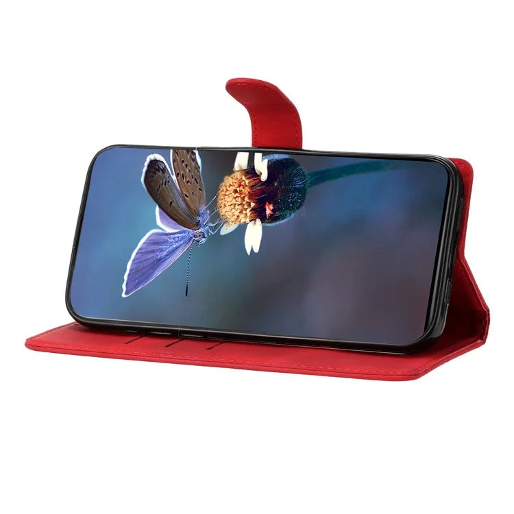 For Xiaomi Redmi Note 13 Pro+ 5G Case PU Leather Butterfly Flower Pattern Anti-Scratch Phone Cover