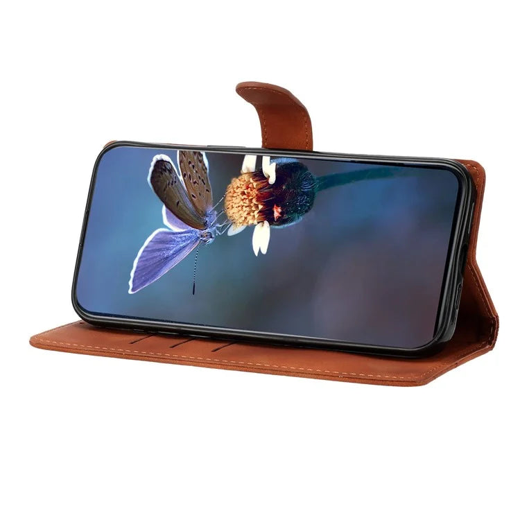 For Xiaomi Redmi Note 13 Pro+ 5G Case PU Leather Butterfly Flower Pattern Anti-Scratch Phone Cover