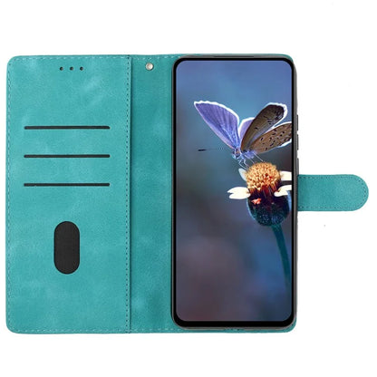 For Xiaomi Redmi Note 13 Pro 5G / Poco X6 5G Case Butterfly Flower Imprint Skin-Touch Leather Phone Cover