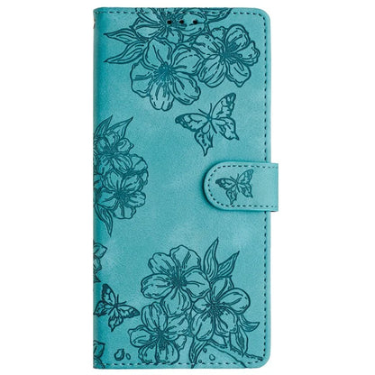 For Xiaomi Redmi Note 13 Pro 5G / Poco X6 5G Case Butterfly Flower Imprint Skin-Touch Leather Phone Cover