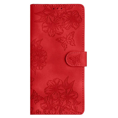 For Xiaomi Redmi Note 13 5G Case Butterfly Flower Pattern Skin-Touch Anti-Drop Leather Phone Cover