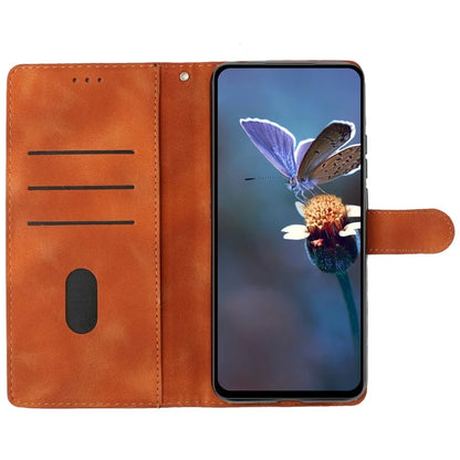 For Xiaomi Redmi Note 13 5G Case Butterfly Flower Pattern Skin-Touch Anti-Drop Leather Phone Cover