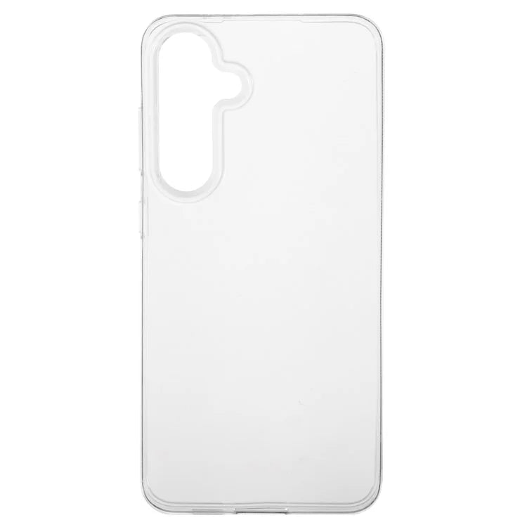 For Samsung Galaxy S24 FE Clear Case Large Lens Cutout Ultra Thin TPU Back Phone Cover