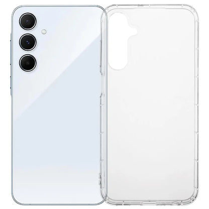 For Samsung Galaxy A55 5G Clear Case Anti-Drop TPU Phone Cover (Big Rear Lens Hole)