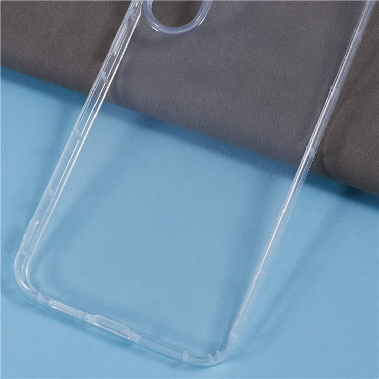 For Samsung Galaxy S24 FE Clear Case Anti-Drop TPU Phone Cover (Big Rear Lens Hole)