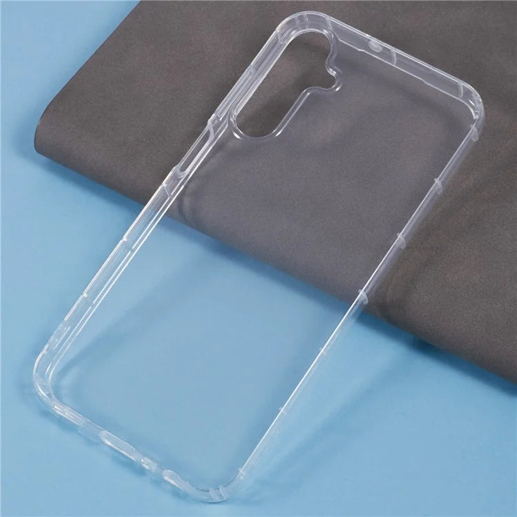 For Samsung Galaxy A25 5G (Global) (161.0 x 76.5 x 8.3mm) Clear Case Anti-Drop TPU Phone Cover (Big Rear Lens Hole)