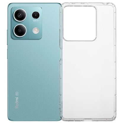 For Xiaomi Redmi Note 13 5G Clear Case Anti-Drop TPU Phone Cover (Big Rear Lens Hole)