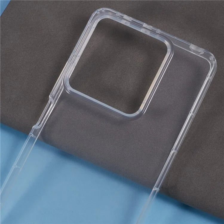 For Xiaomi Redmi Note 13 5G Clear Case Anti-Drop TPU Phone Cover (Big Rear Lens Hole)