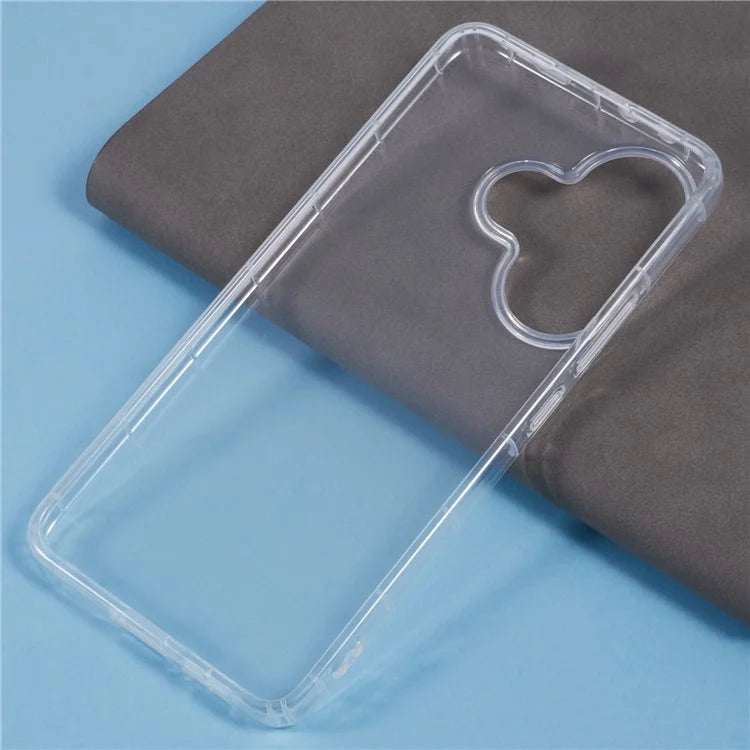 For Xiaomi Redmi Turbo 3 5G  /  Poco F6 5G Clear Case Anti-Drop TPU Phone Cover (Big Rear Lens Hole)