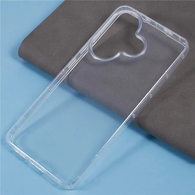For Xiaomi Redmi Turbo 3 5G  /  Poco F6 5G Clear Case Anti-Drop TPU Phone Cover (Big Rear Lens Hole)