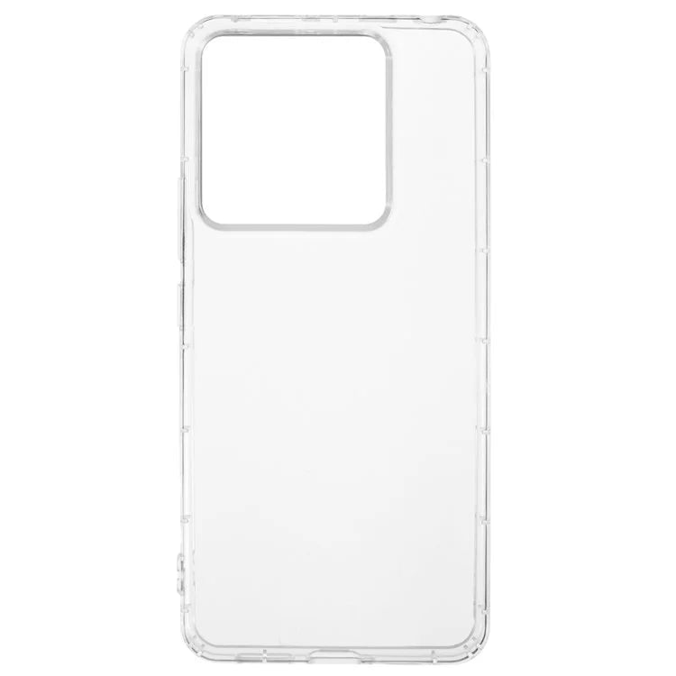 For Xiaomi Redmi Note 13 Pro 5G  /  Poco X6 5G Clear Case Anti-Drop TPU Phone Cover (Big Rear Lens Hole)