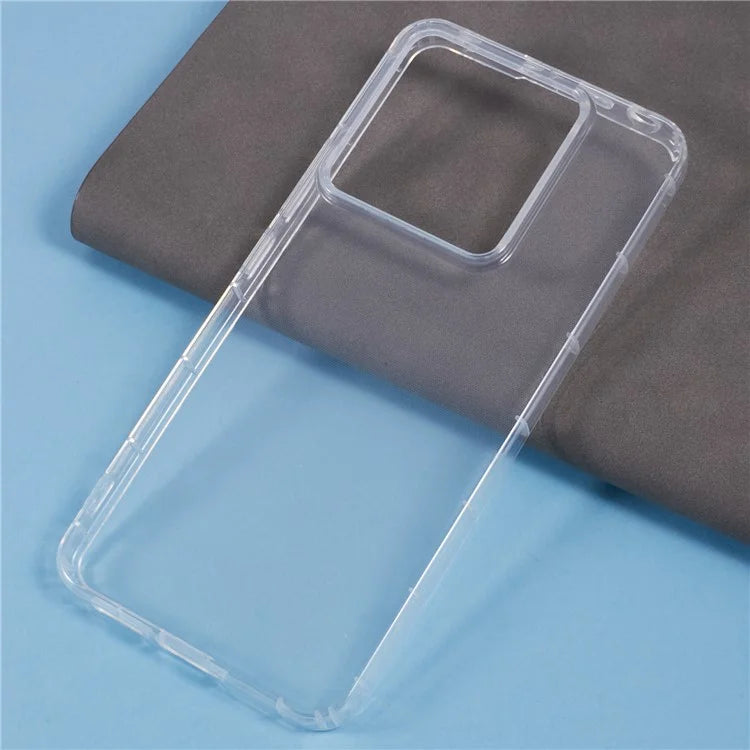 For Xiaomi Redmi Note 13 Pro 5G  /  Poco X6 5G Clear Case Anti-Drop TPU Phone Cover (Big Rear Lens Hole)