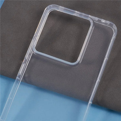 For Xiaomi Redmi Note 13 Pro 5G  /  Poco X6 5G Clear Case Anti-Drop TPU Phone Cover (Big Rear Lens Hole)