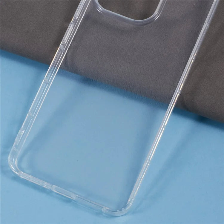 For Xiaomi Redmi Note 13 4G Clear Case Anti-Drop TPU Phone Cover (Big Rear Lens Hole)