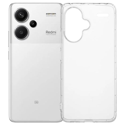 For Xiaomi Redmi Note 13 Pro+ 5G Clear Case Anti-Drop TPU Phone Cover (Big Rear Lens Hole)
