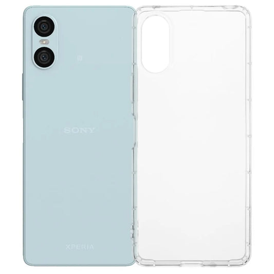 For Sony Xperia 10 VI Clear Case Anti-Drop TPU Phone Cover (Big Rear Lens Hole)
